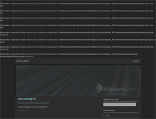 Tablet Screenshot of live.bitplant.com